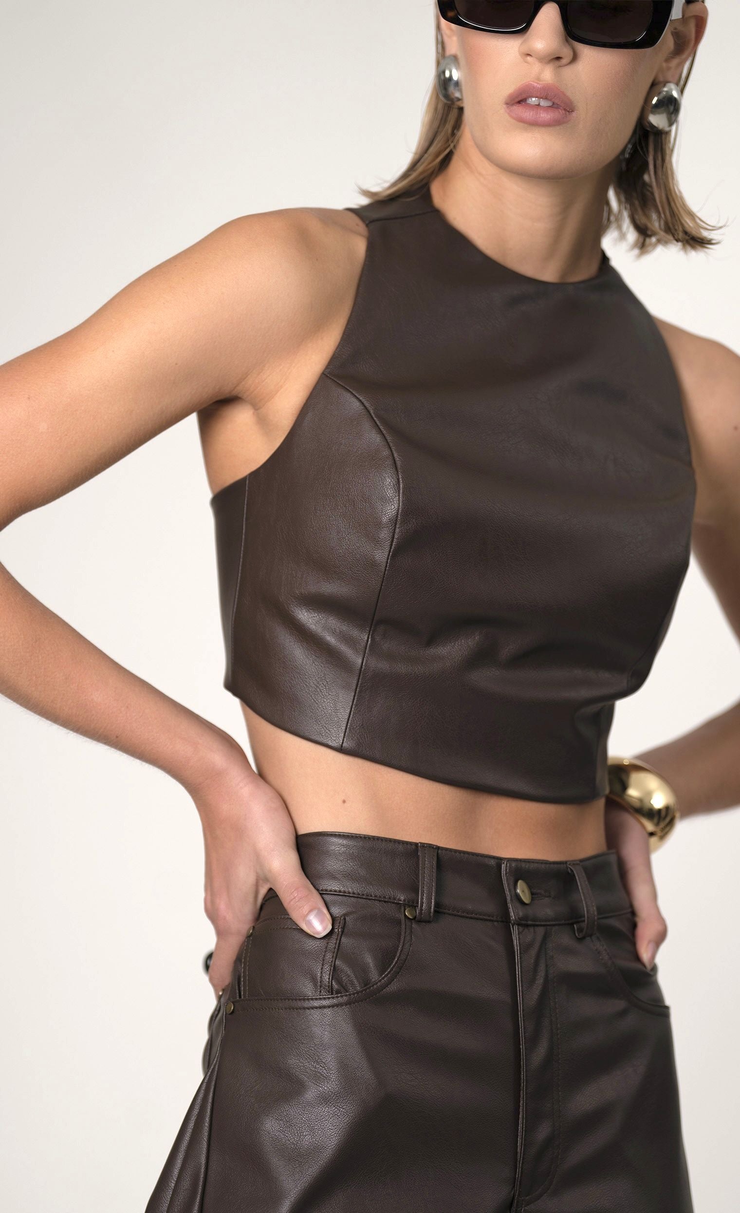 Perrie Crop Top Nonchalant Label