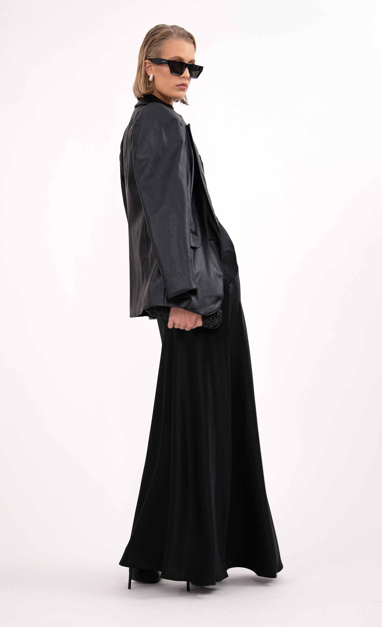 Farrell Leather Blazer Blazer Nonchalant Label