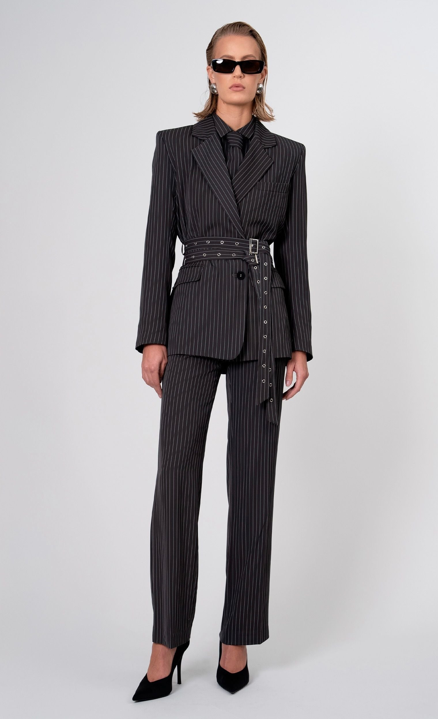 Axel Blazer - Gray Top Nonchalant Label