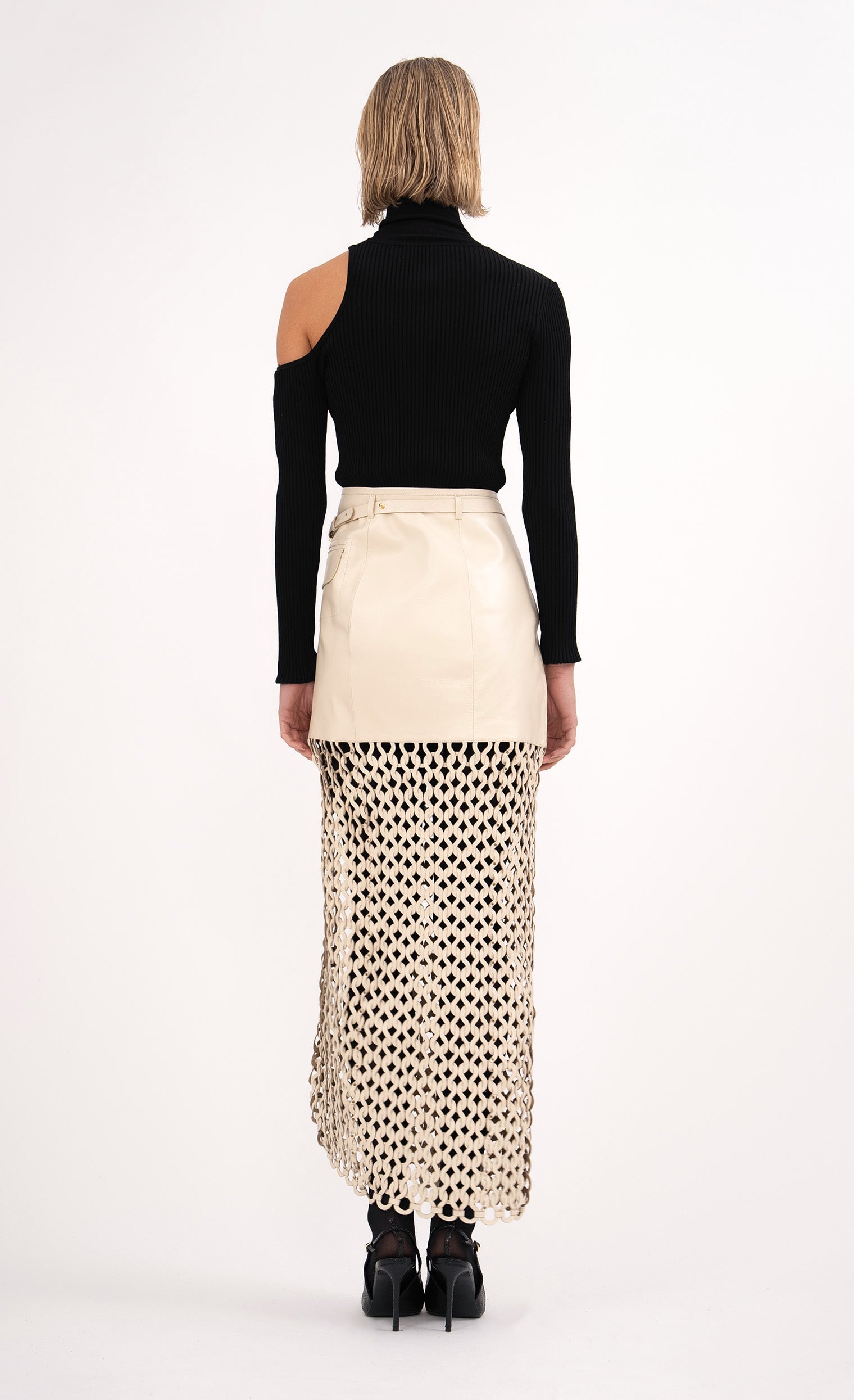 Kallan Skirt - Creme Skirt Nonchalant Label