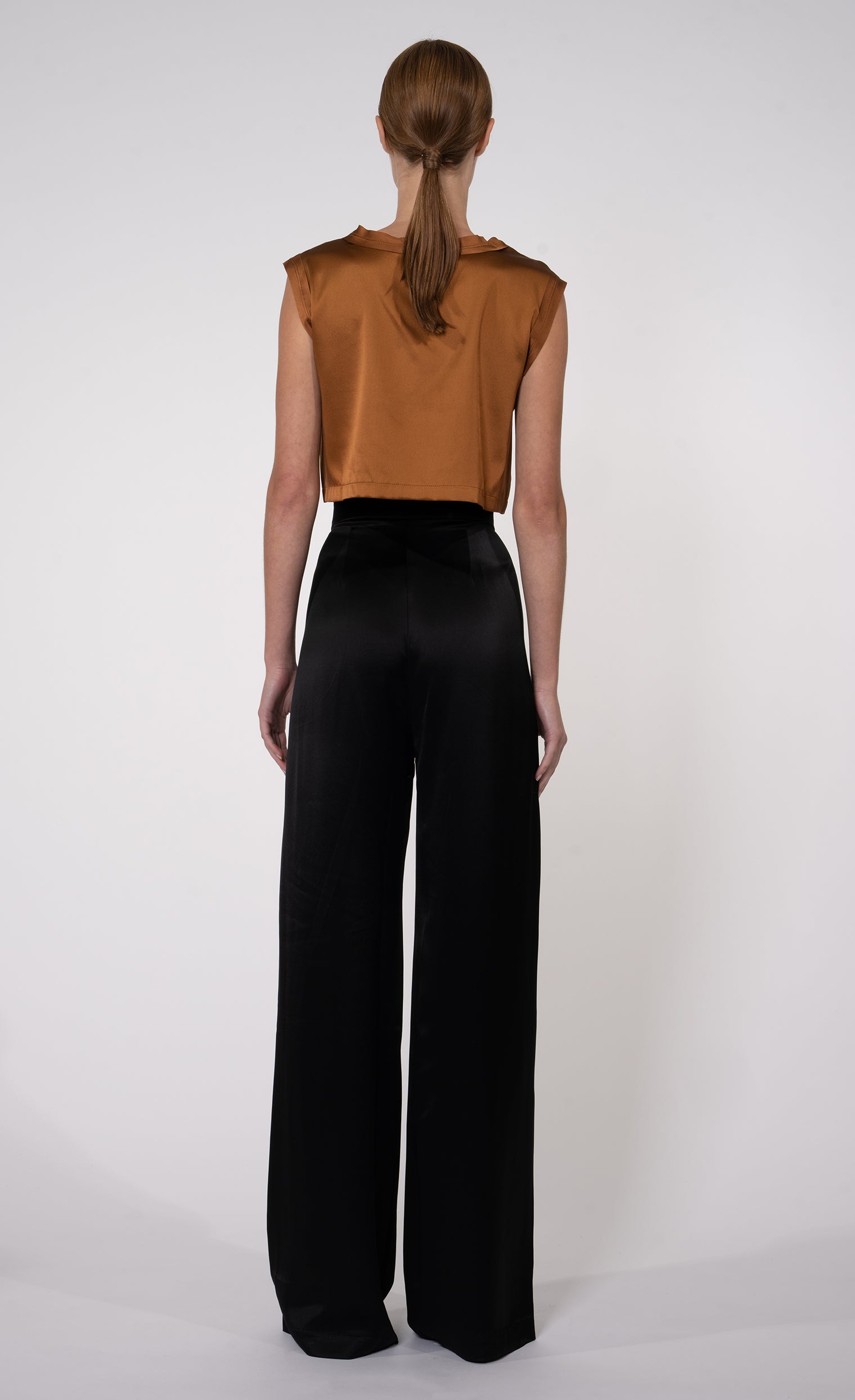 Mel Crop - Brown Top nonchalantlabel