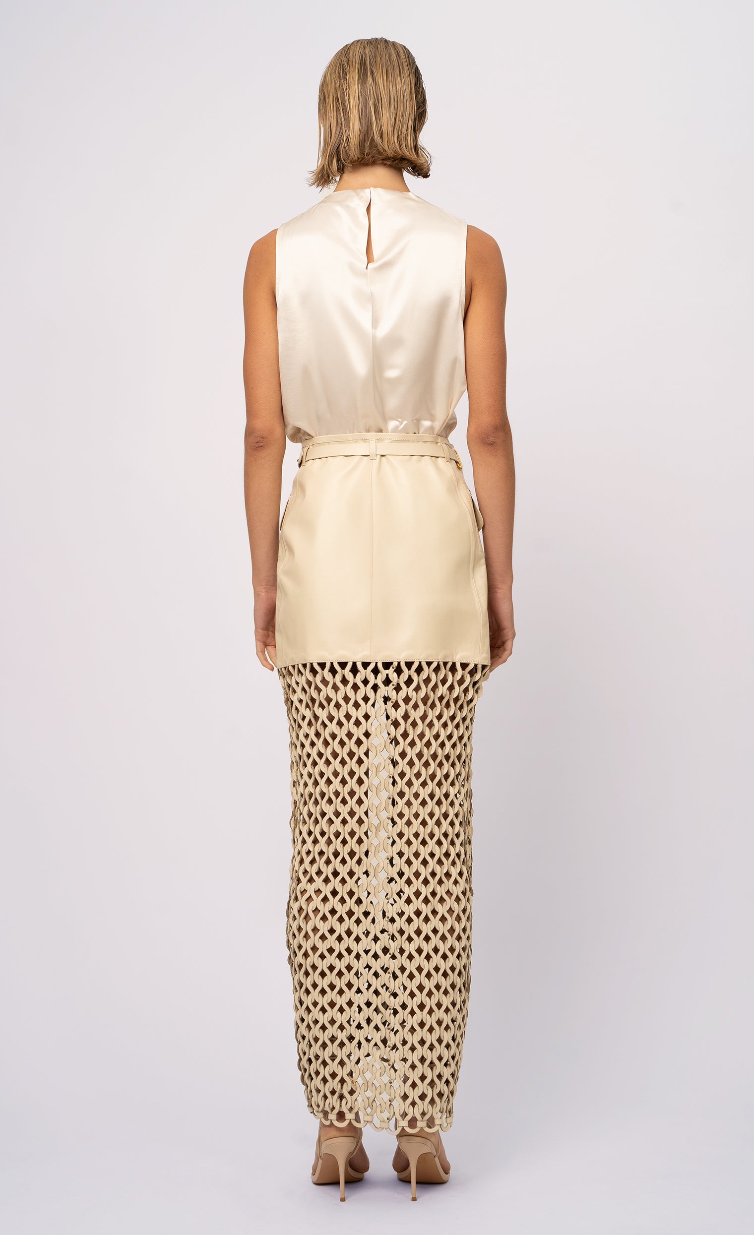 Kallan Skirt - Creme Skirt Nonchalant Label
