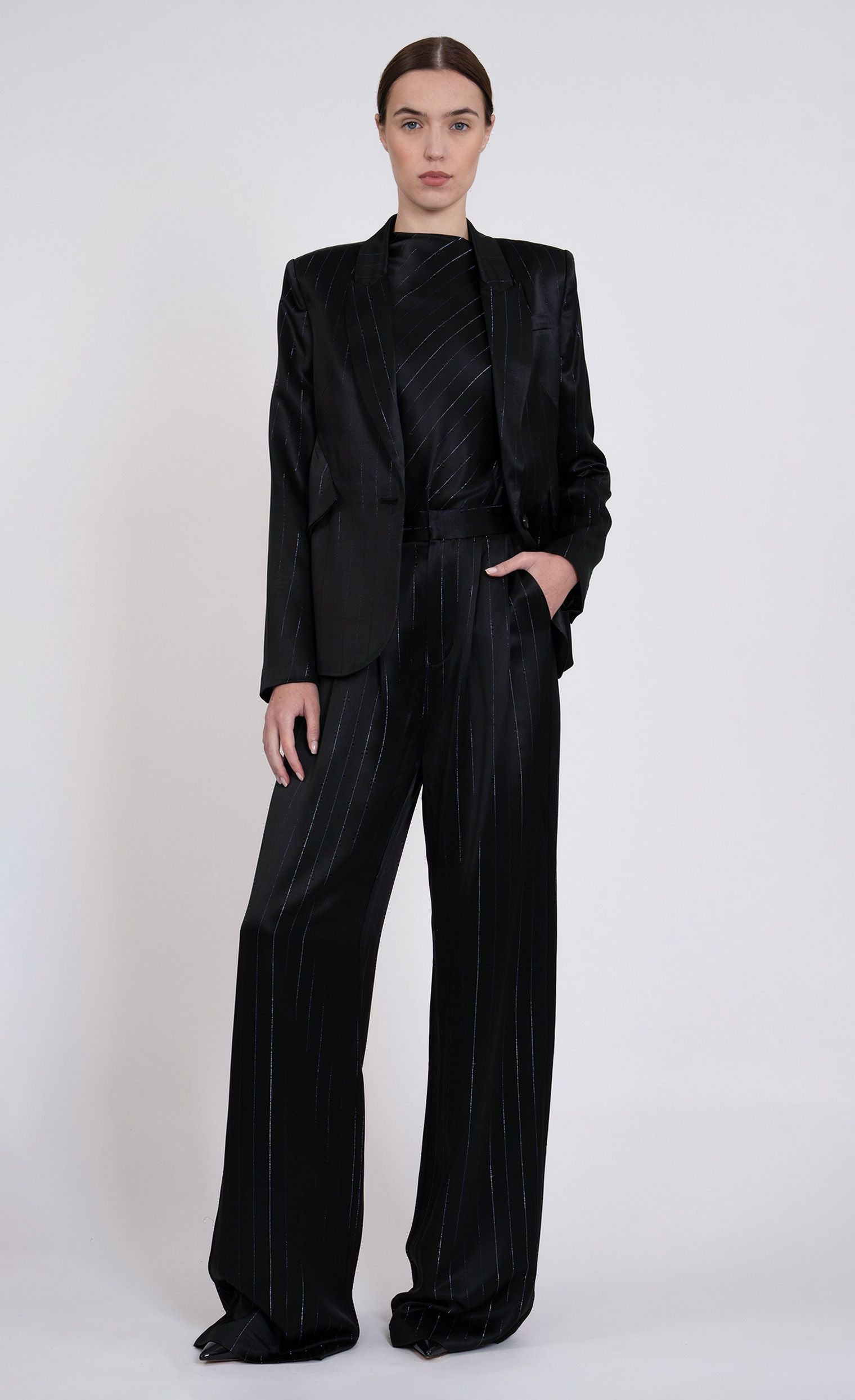 Darlene Blazer - Black Top Nonchalant Label