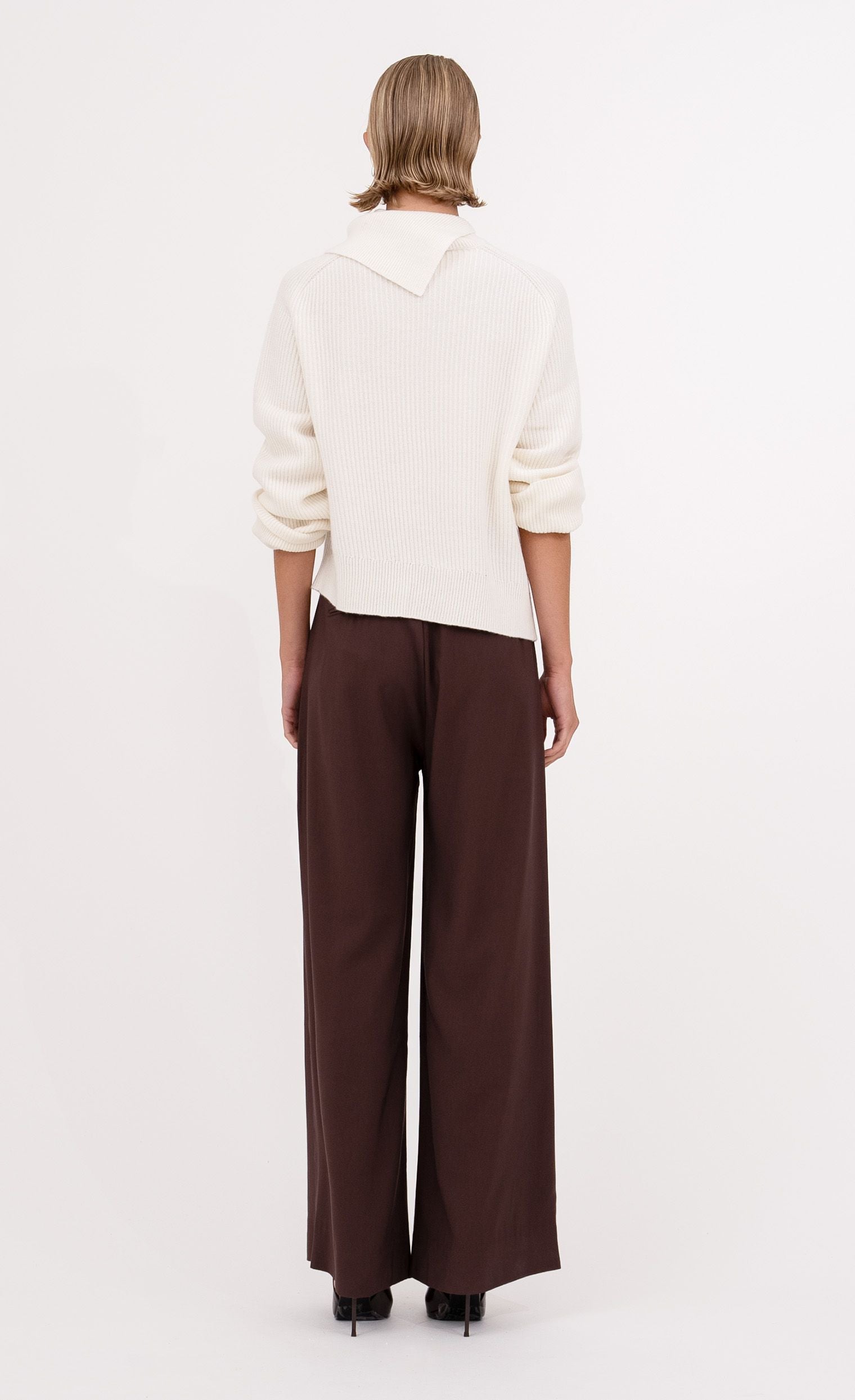 Hayes Sweater - Ivory Top Nonchalant Label