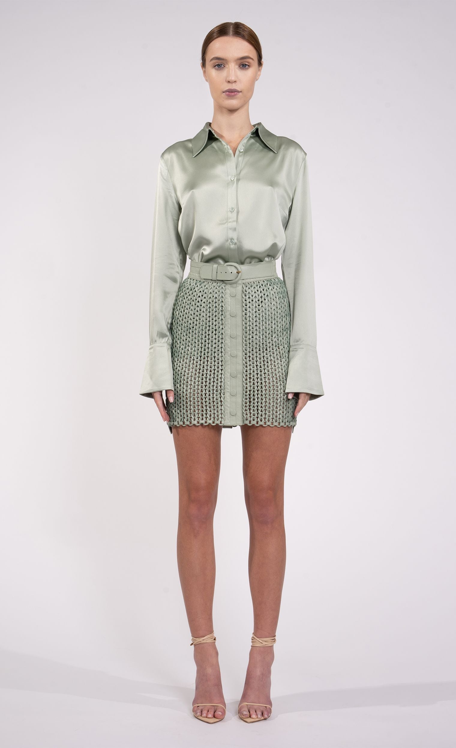 Cassia Top - Sage Top Nonchalant Label
