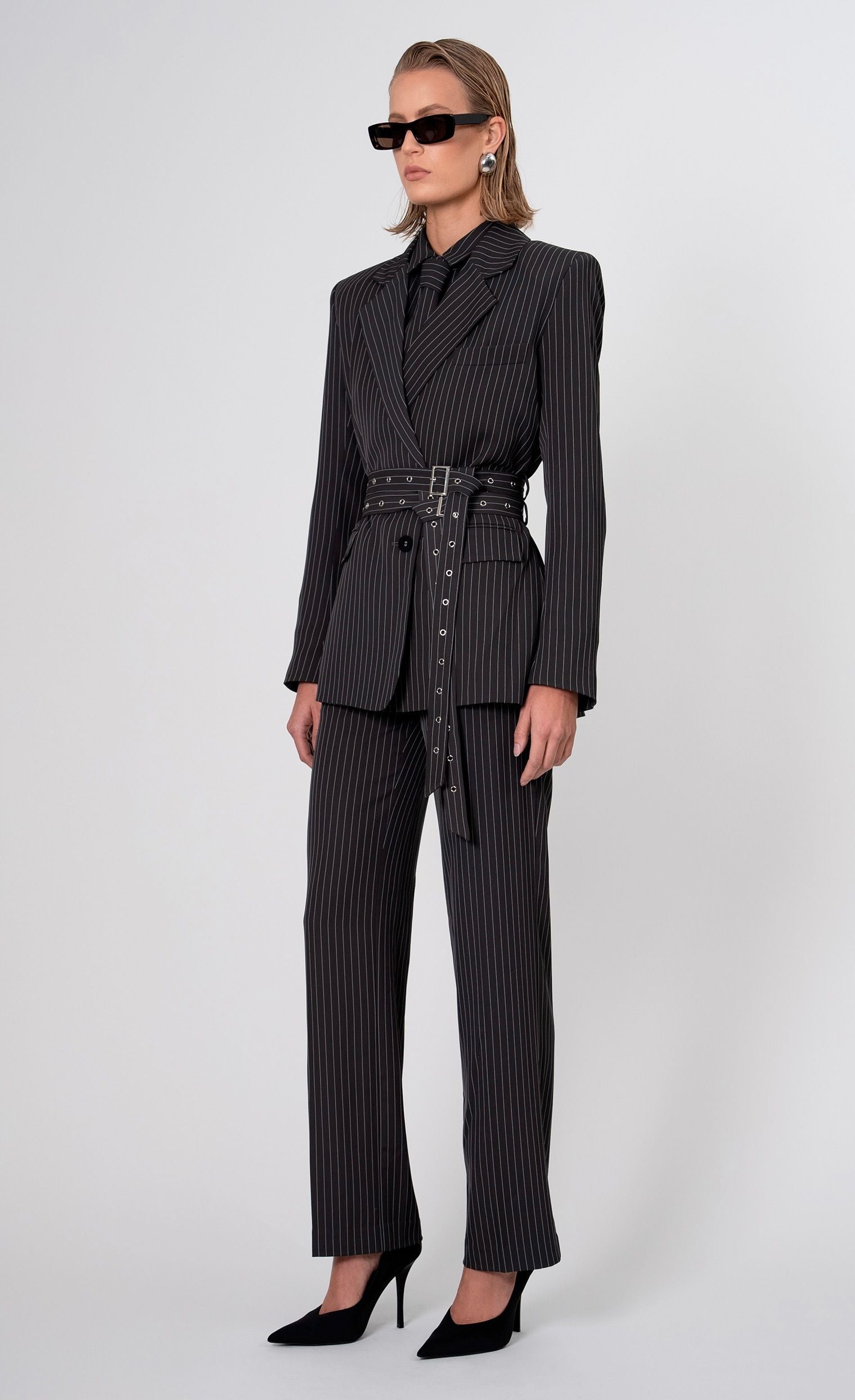 Axel Blazer - Gray Top Nonchalant Label