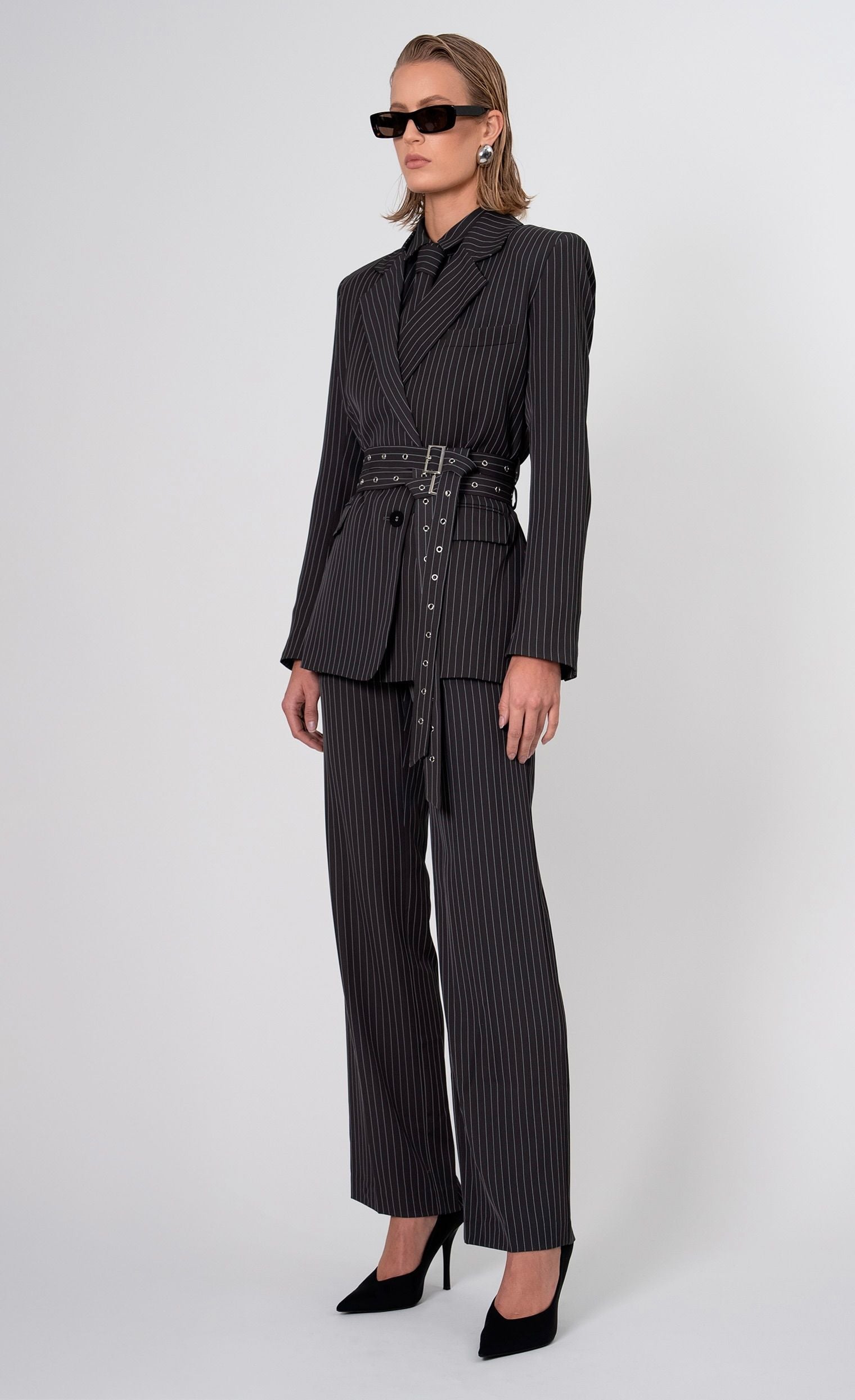 Axel Blazer - Gray Top Nonchalant Label