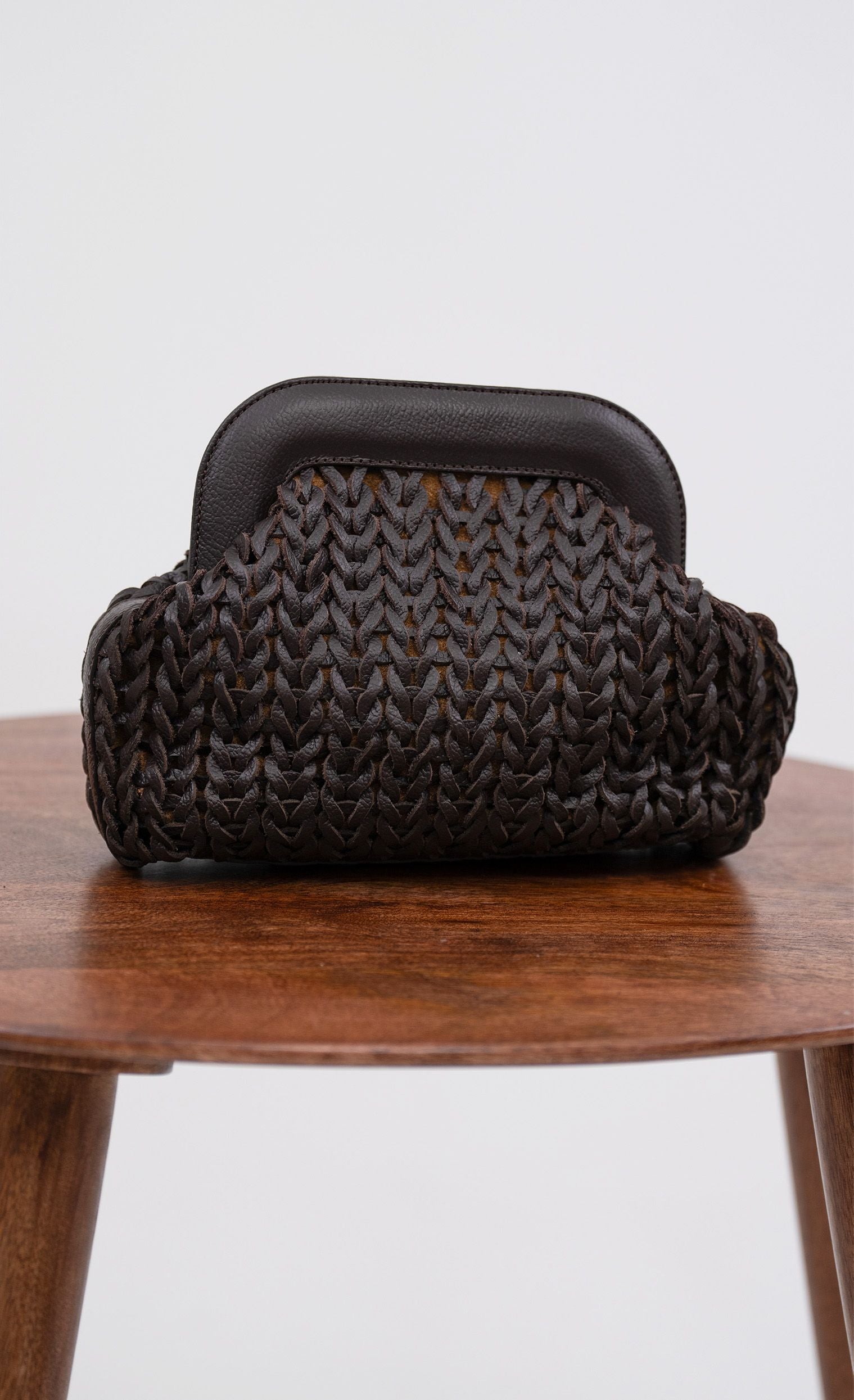Helena Mini Clutch - Chocolate Clutch Nonchalant Label