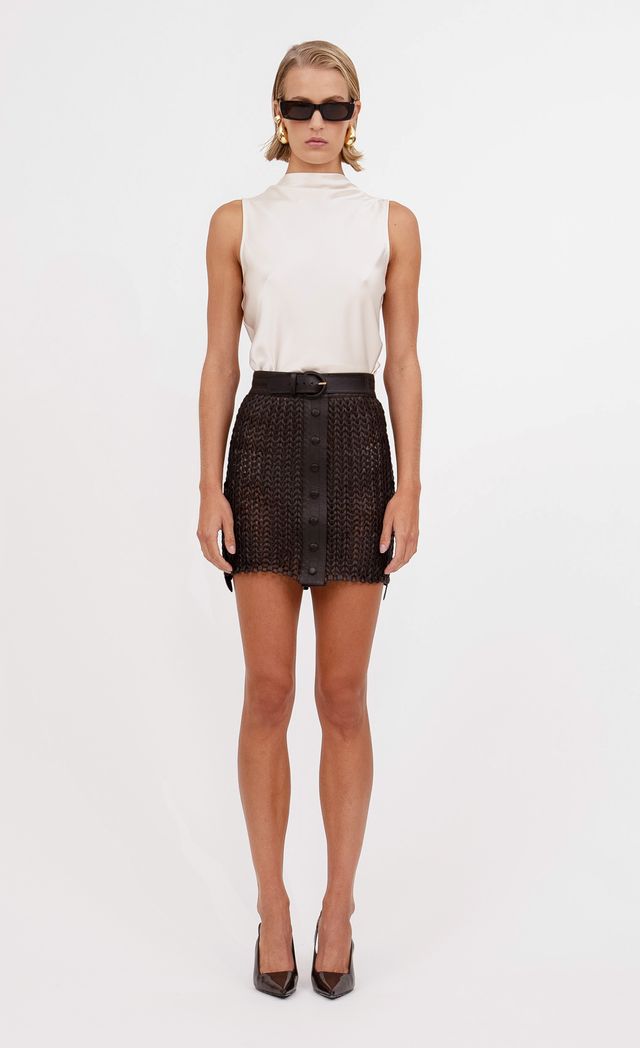 Kaiden Skirt - Chocolate Skirt Nonchalant Label