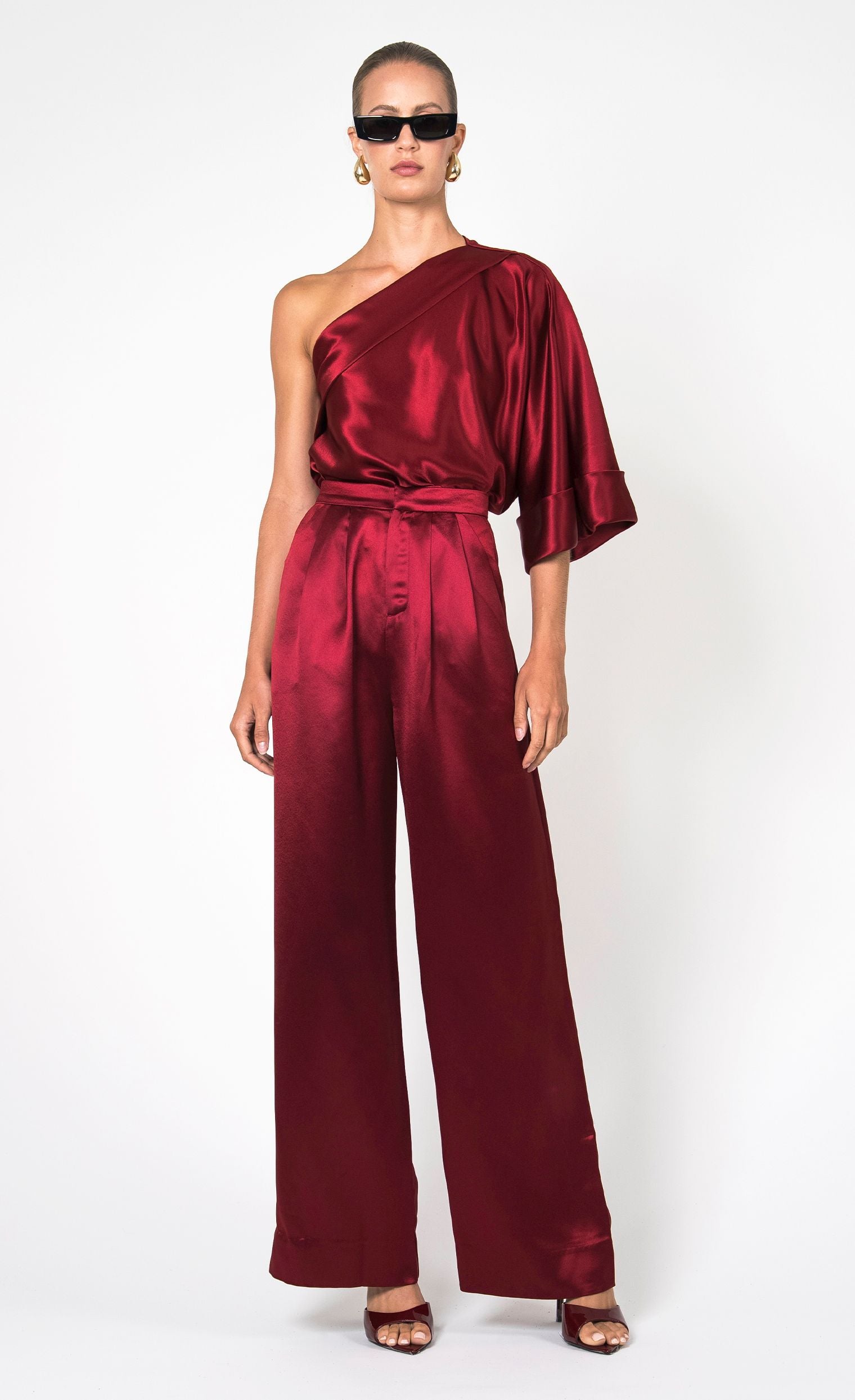 Paris Pant - Bordeaux Apparel & Accessories Nonchalant Label