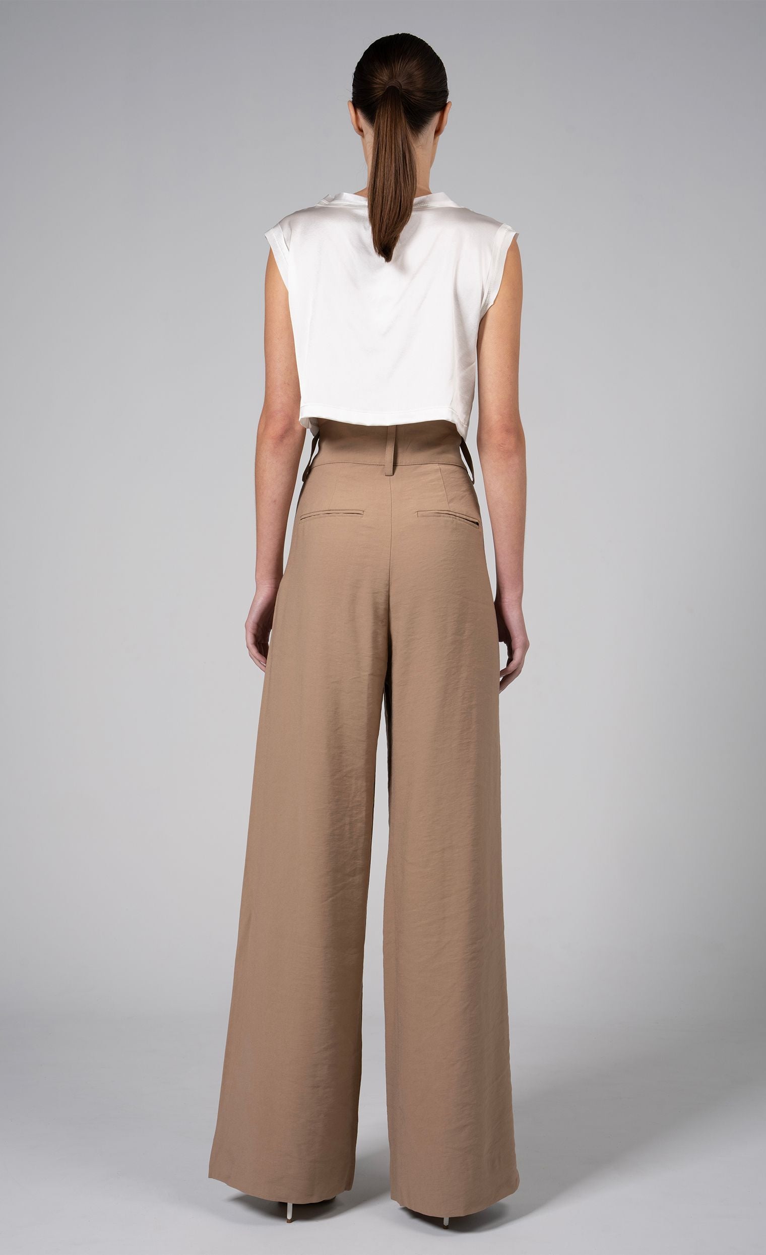 Mel Crop Top - Ivory Top nonchalantlabel