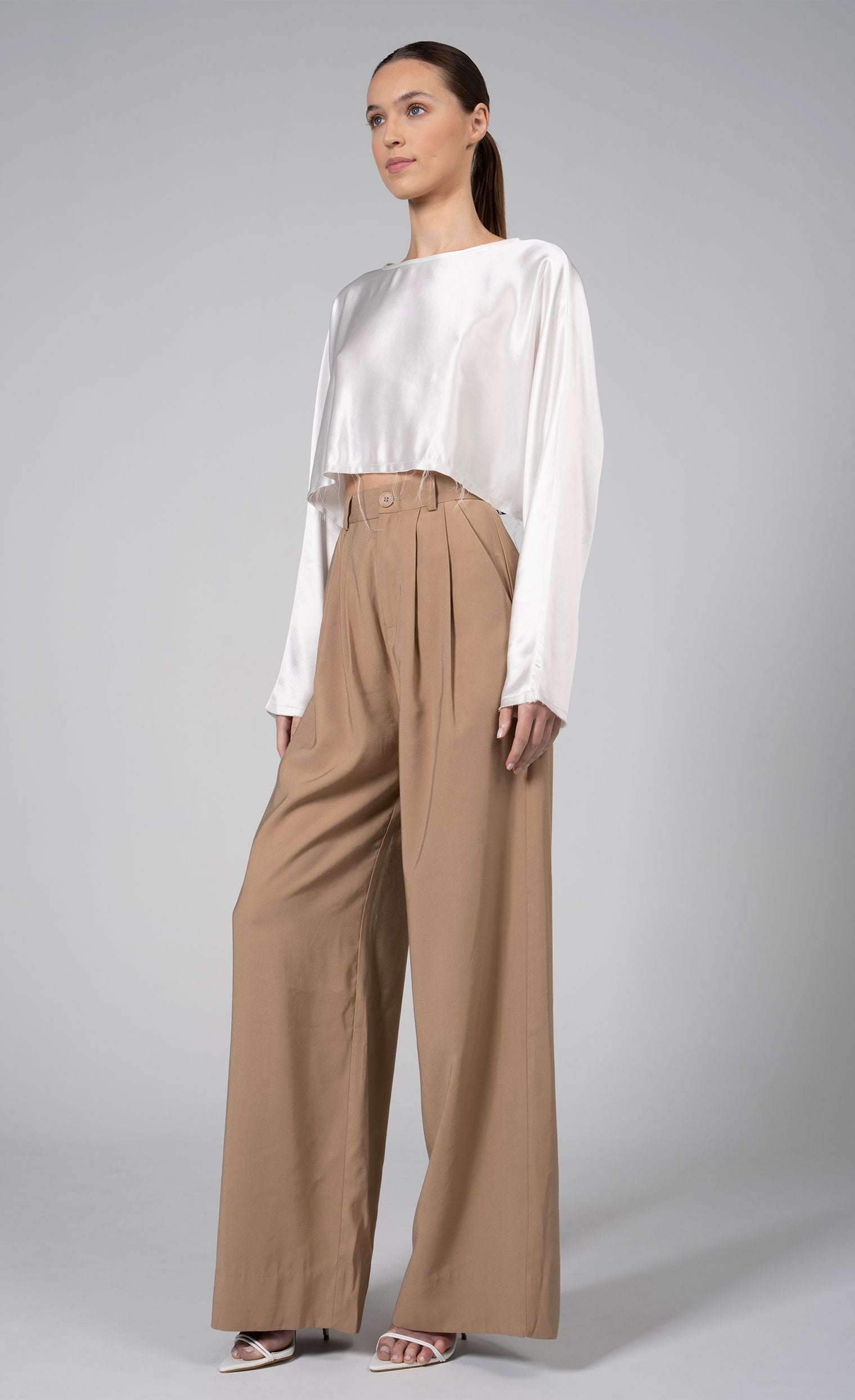 Fabi Wide Leg Pant - Camel PANT nonchalantlabel