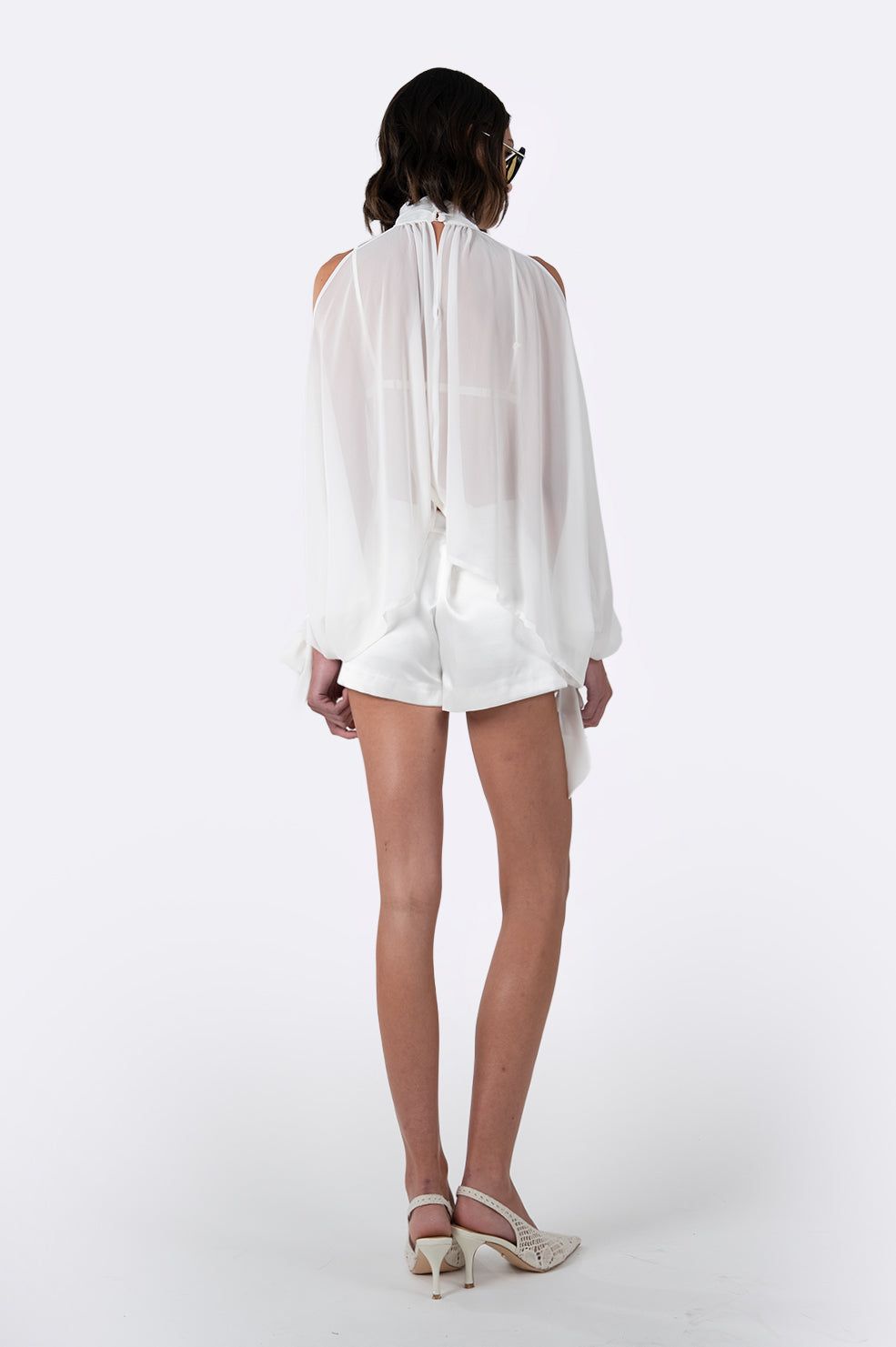 Juno Blouse - White Blouse Nonchalant Label