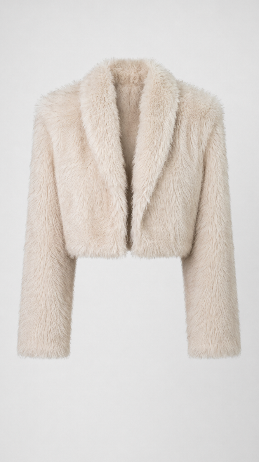 Uma Faux Fur Jacket - Ivory Jacket Nonchalant Label