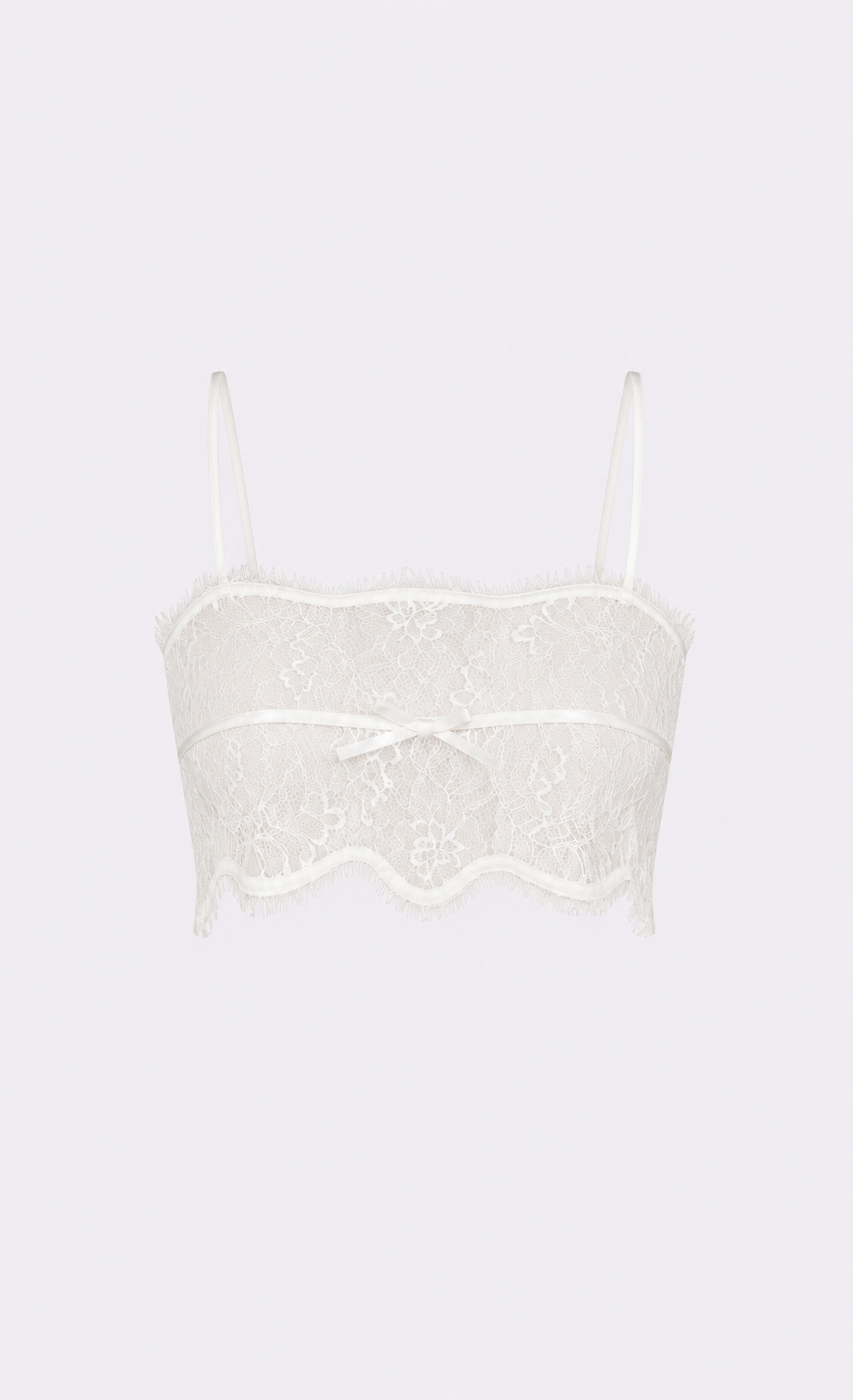 Clarissa Crop Crop Top - Lace Nonchalant Label