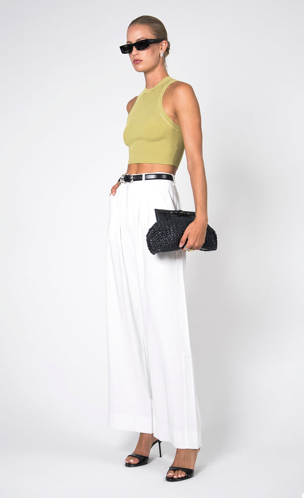 Mia Tank - Soft Green Top Nonchalant Label