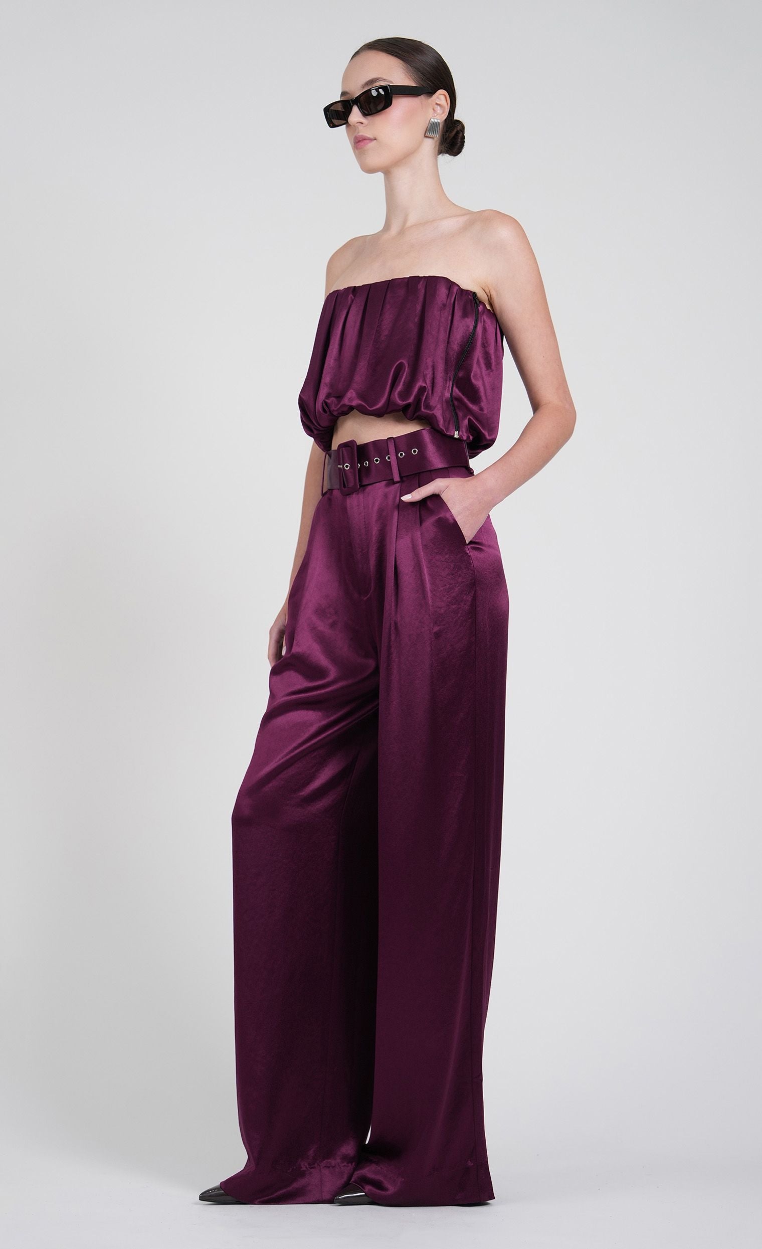 May Crop Crop Top Nonchalant Label