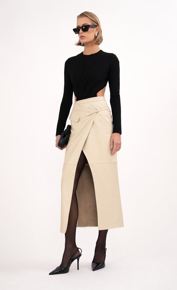 Celeste Leather Skirt Skirt Nonchalant Label