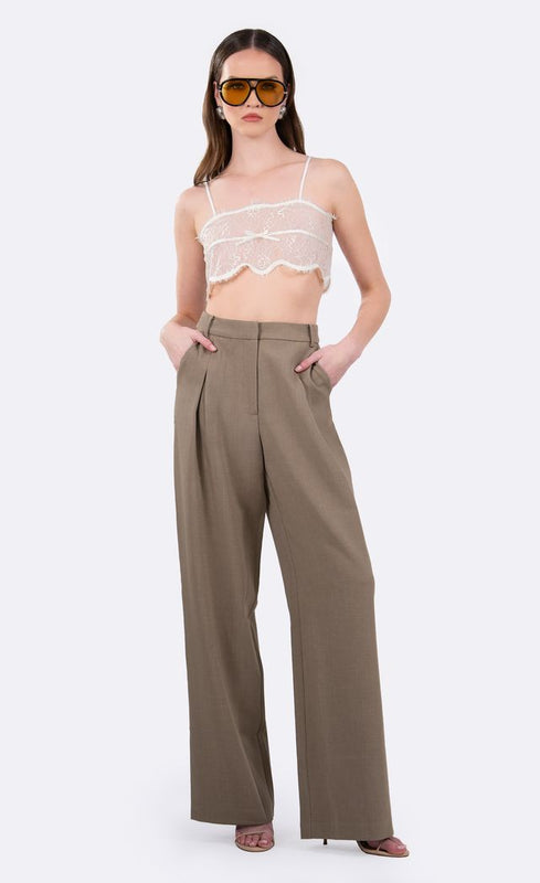 Clarissa Crop Crop Top Nonchalant Label