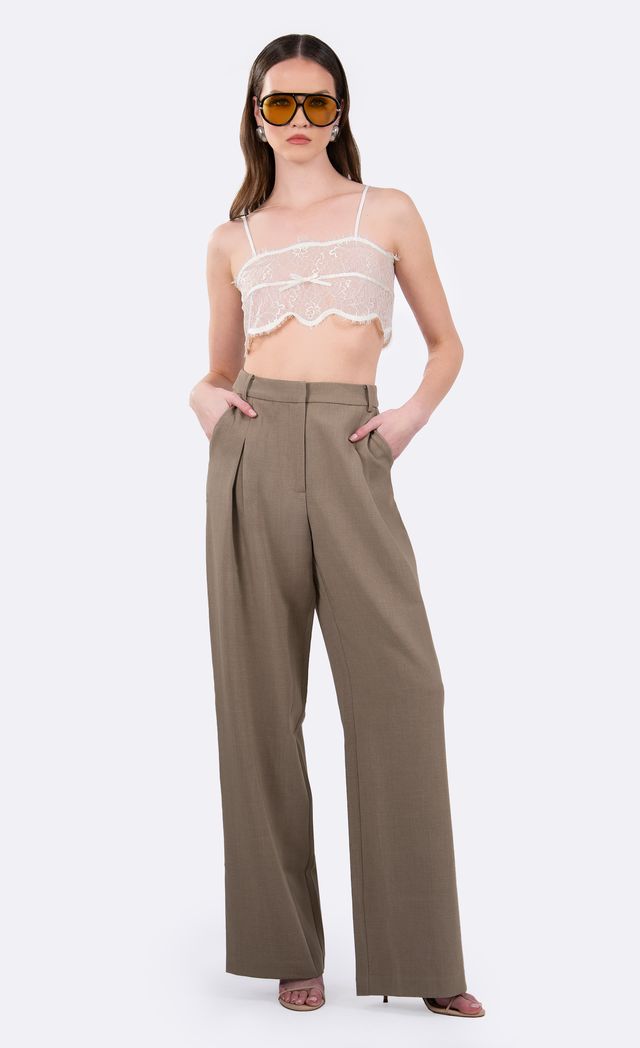 Clarissa Crop Crop Top Nonchalant Label