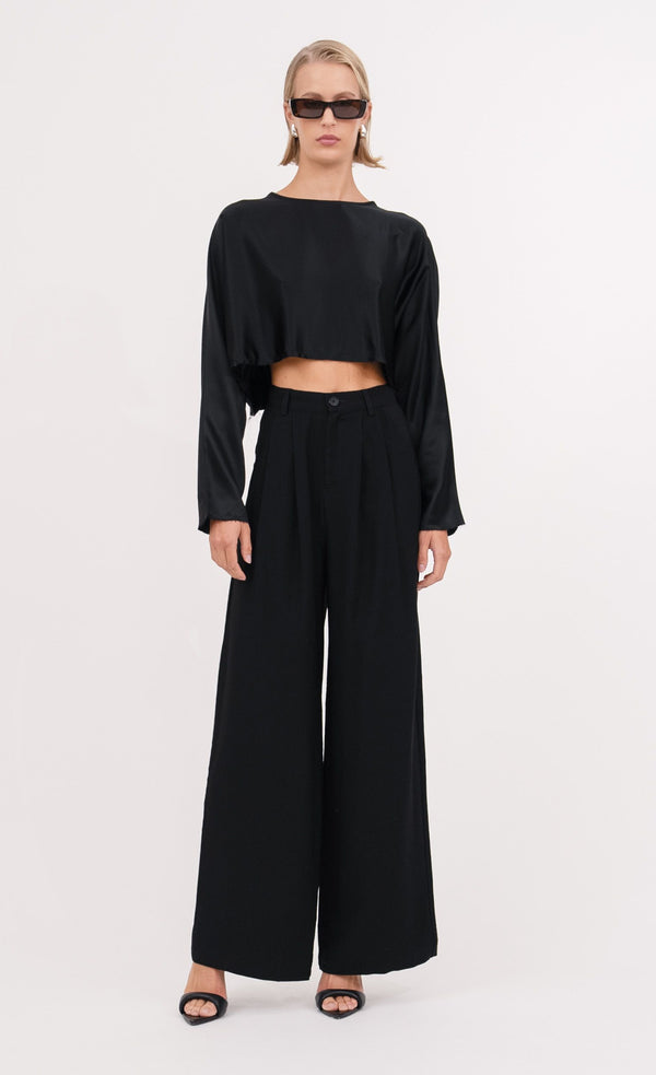 Emilia Crop - Black Top nonchalantlabel