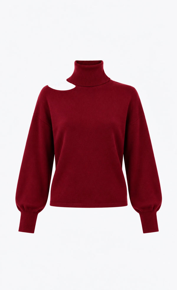Silvi Cashmere Sweater - Ruby Sweater Nonchalant Label