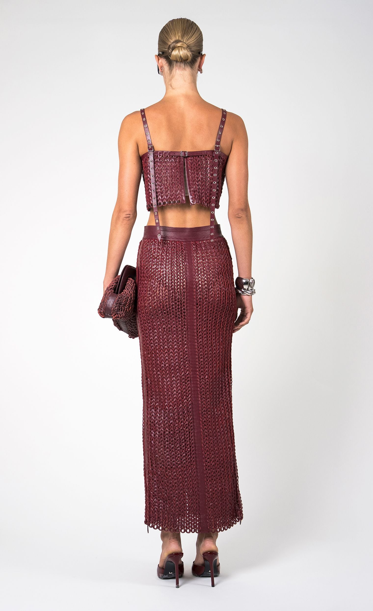 Karina Skirt - Bordeaux Skirt Nonchalant Label