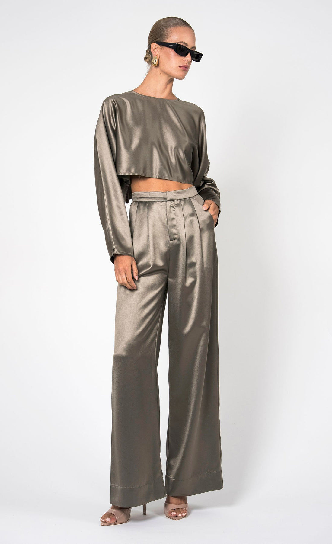 Paris Pant - Moss PANT Nonchalant Label