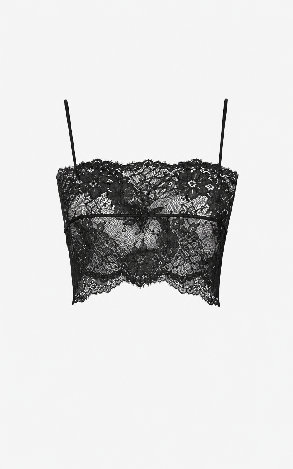 Clarissa Crop - Black Crop Top Nonchalant Label