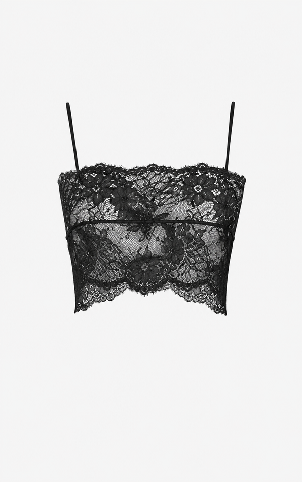 Clarissa Crop - Black Crop Top Nonchalant Label