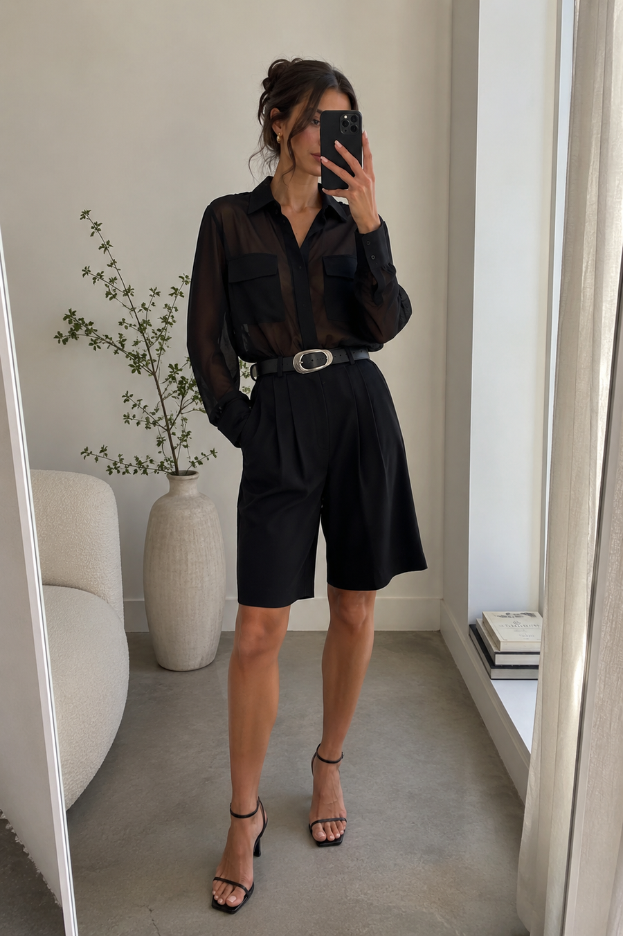 Nadine Bodysuit styled back to the Bella Culotte