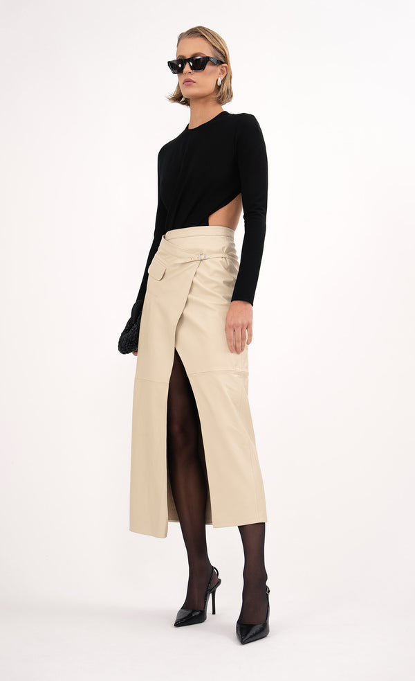 Celeste Leather Skirt Skirt Nonchalant Label