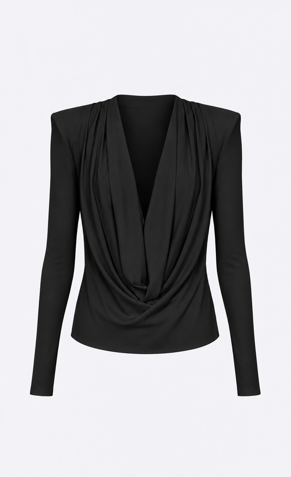 Candice Blouse - Black Top Nonchalant Label