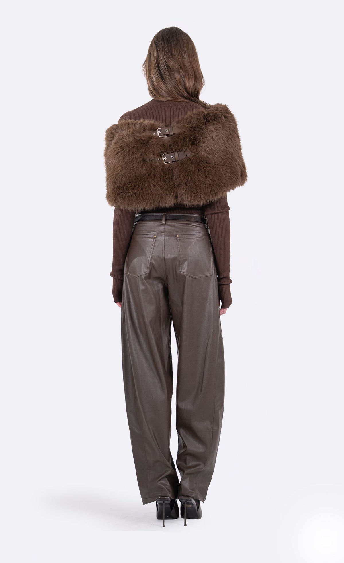 Mallory Faux Fur Shawl Shawl Nonchalant Label