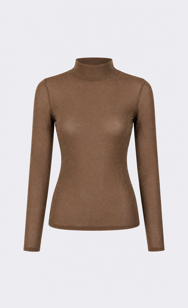 Callie Top - Brown Top Nonchalant Label