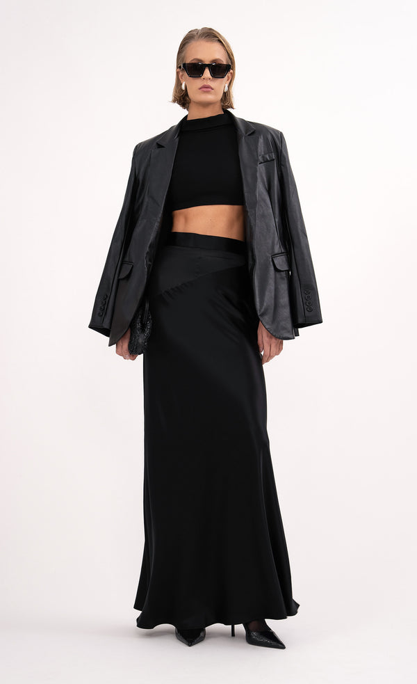 Lara Maxi Skirt - Black Skirt Nonchalant Label