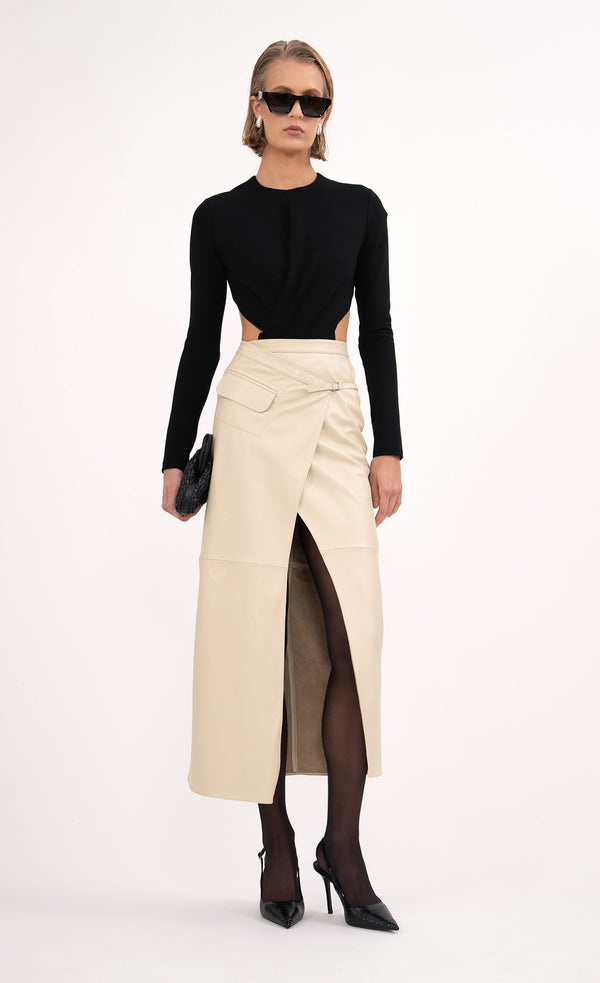 Celeste Leather Skirt Skirt Nonchalant Label