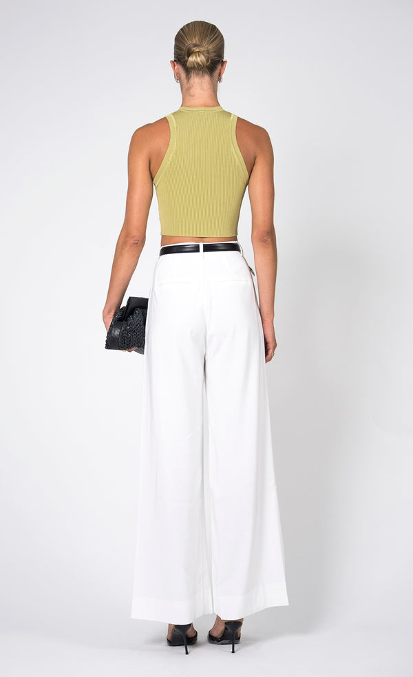 Mia Tank - Soft Green Top Nonchalant Label