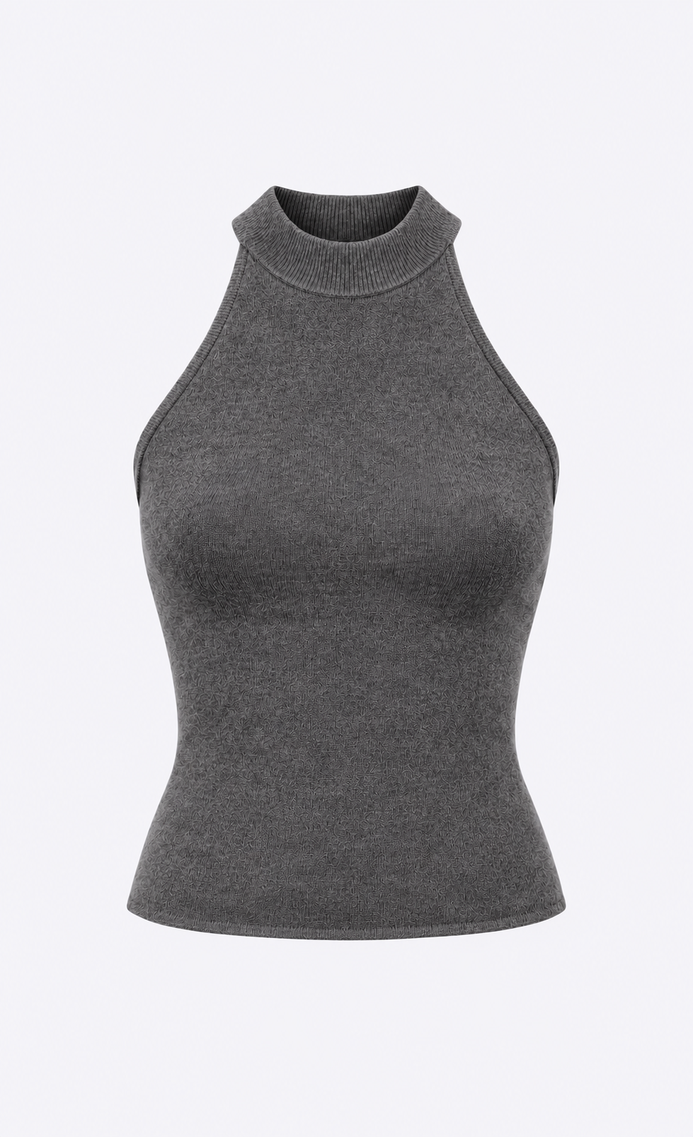 Tulsa Cashmere Halter - Gray Top Nonchalant Label