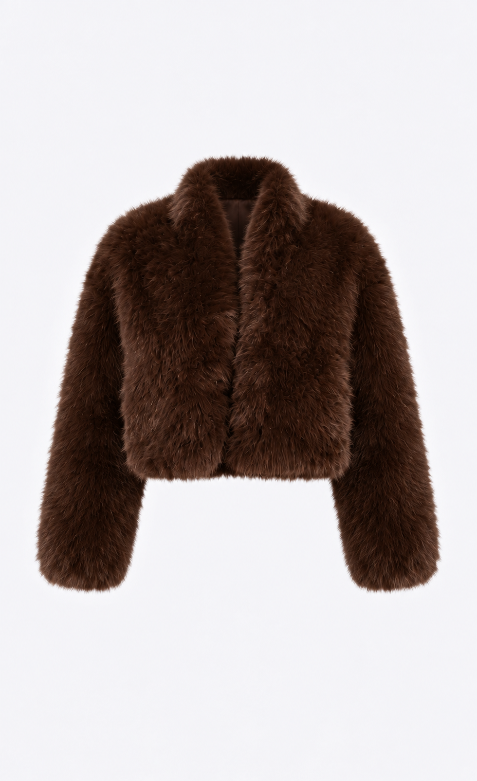 Daphne Faux Fur Jacket - Brown Jacket Nonchalant Label