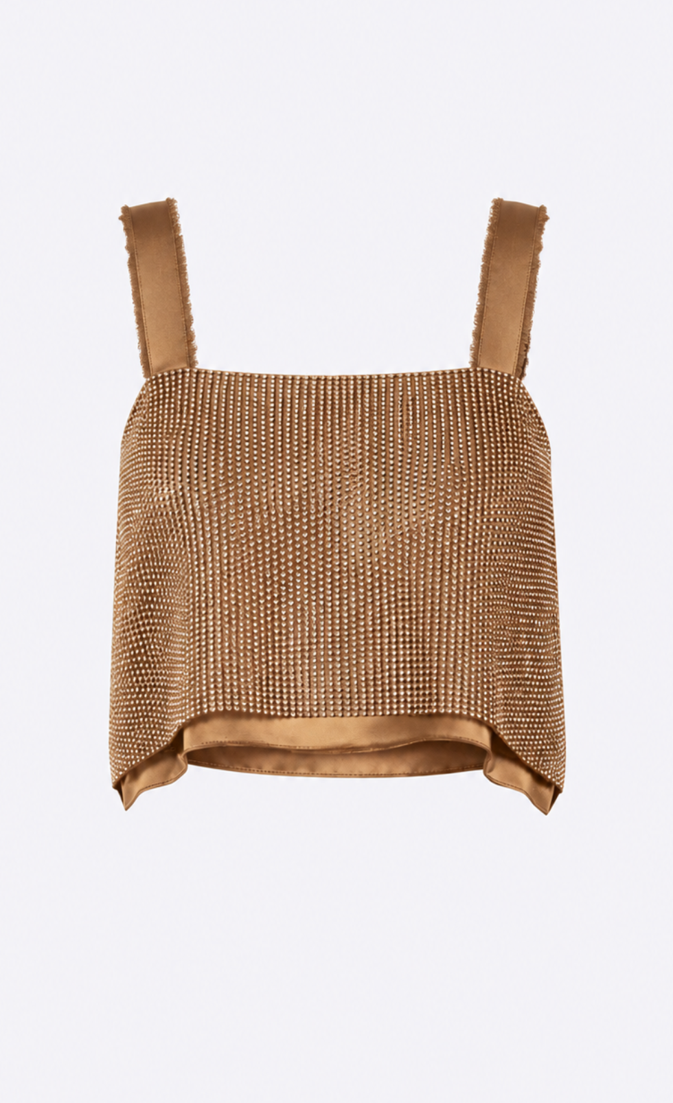 Catrina Jewel Tank - Gold Crop Top Nonchalant Label