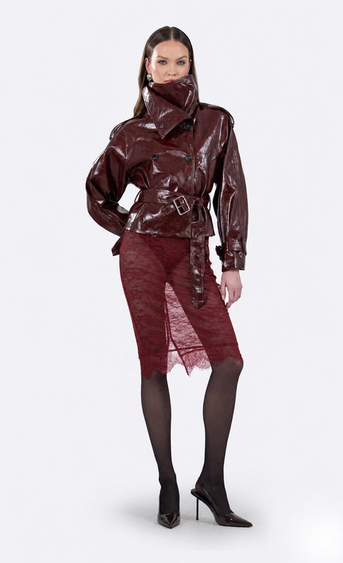 Stella Midi Skirt - Ruby Skirt Nonchalant Label