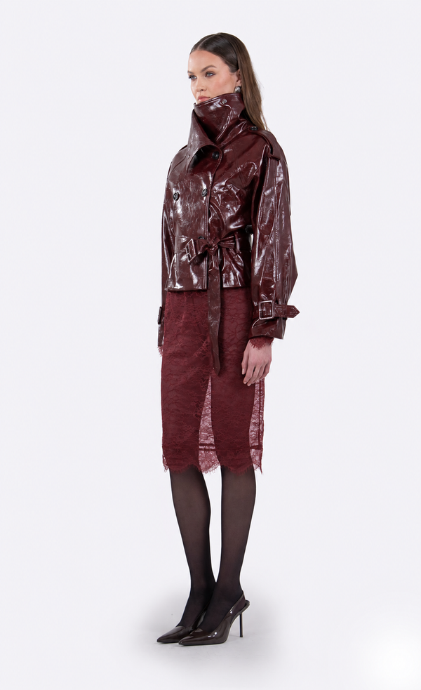Stella Midi Skirt - Ruby Skirt Nonchalant Label