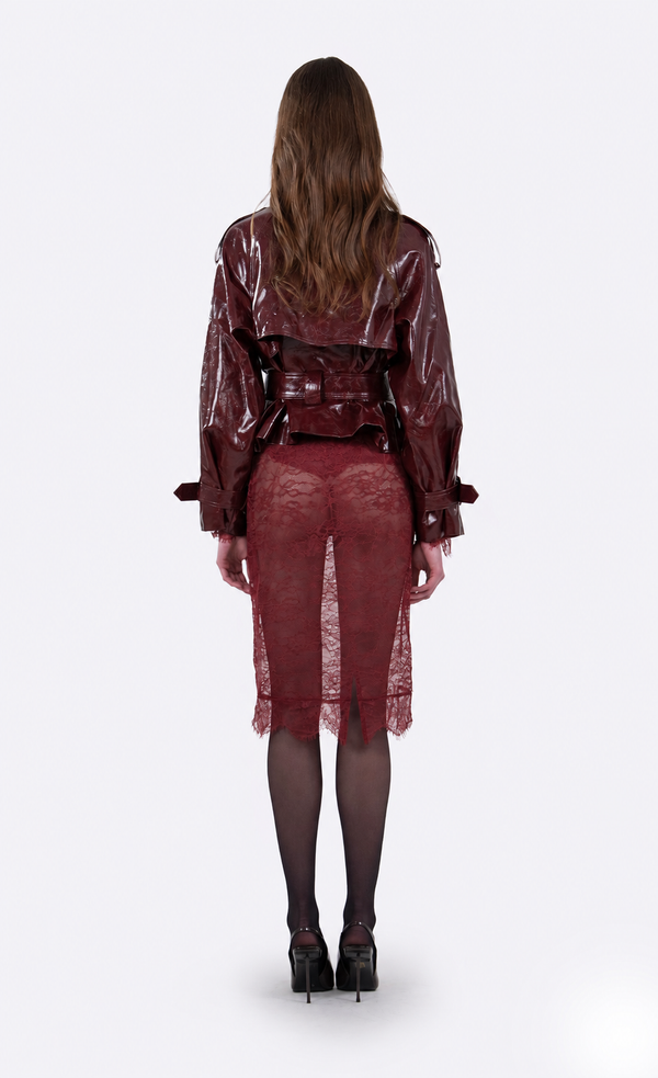 Stella Midi Skirt - Ruby Skirt Nonchalant Label