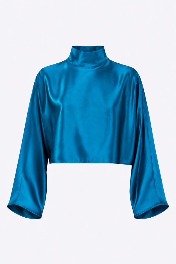 Ingrid Top - Teal Top Nonchalant Label