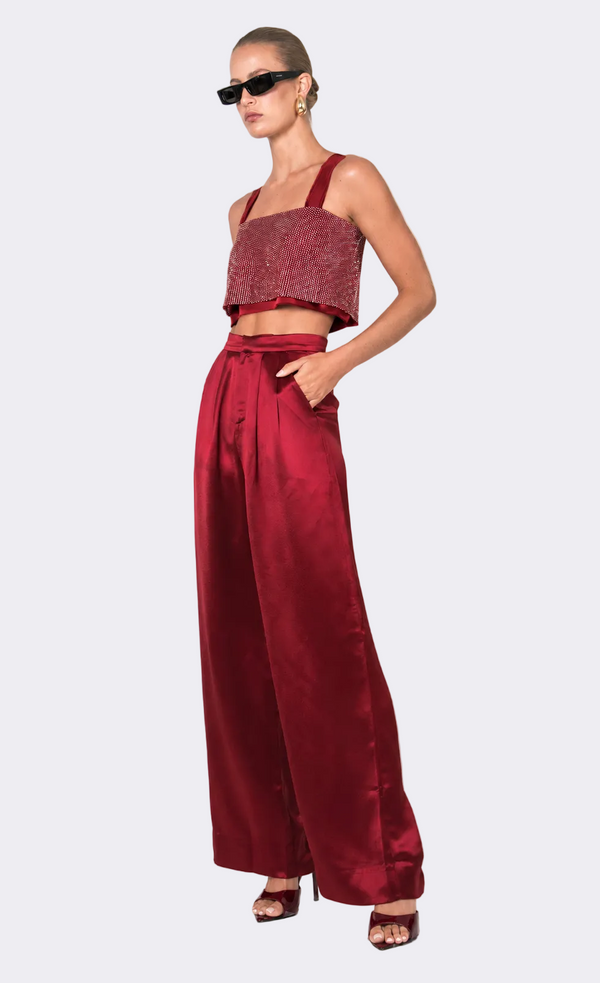 Paris Pant - Ruby Apparel & Accessories Nonchalant Label