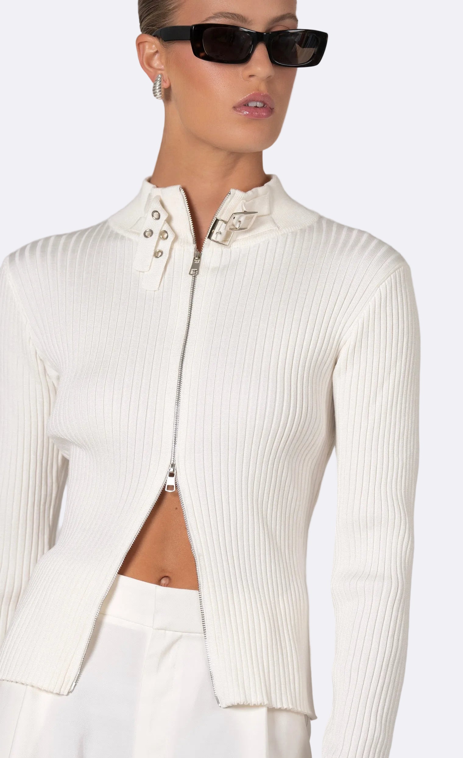 Dion Cardigan - Ivory Cardigan Nonchalant Label