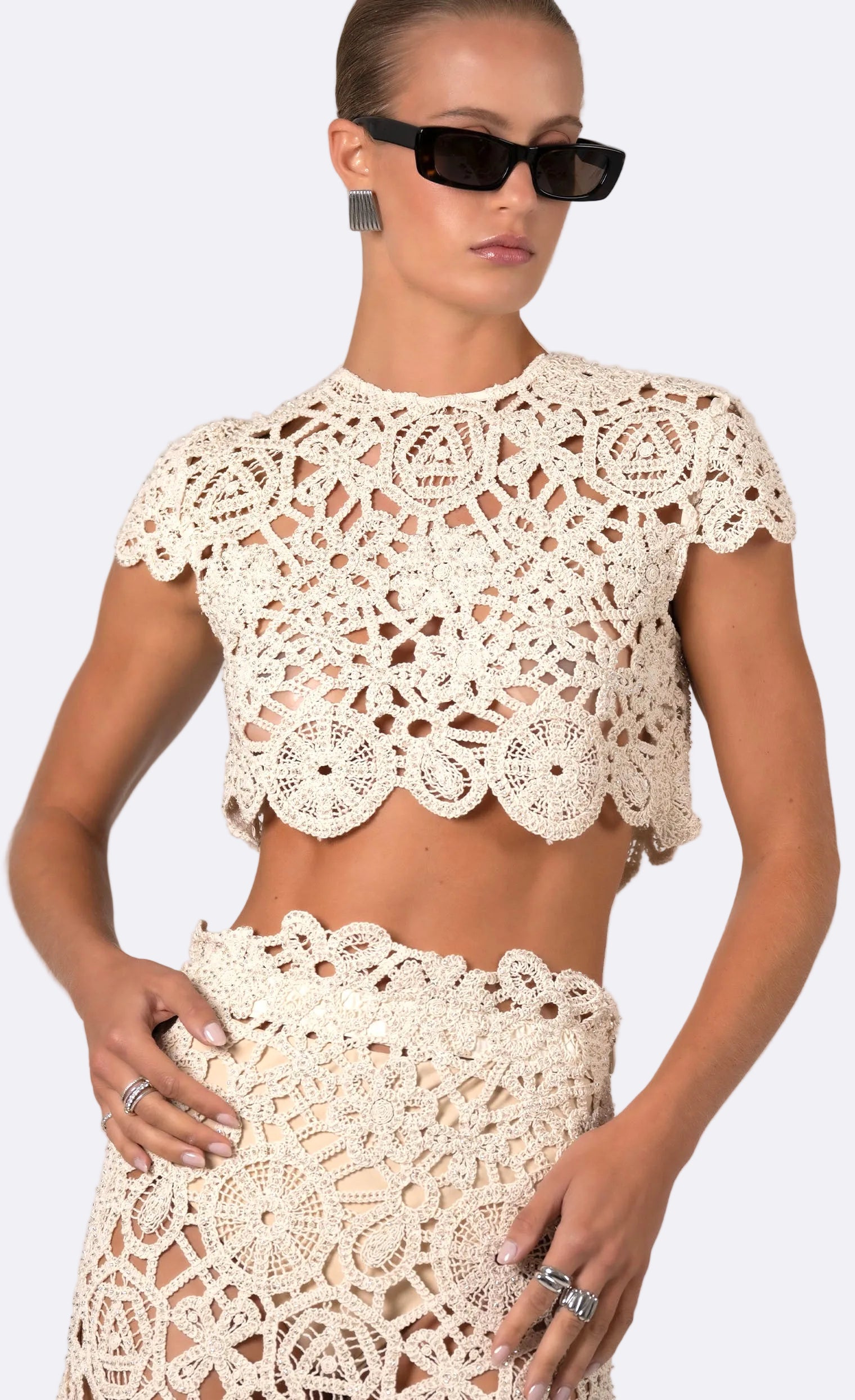 Constance Crop Crop Top Nonchalant Label
