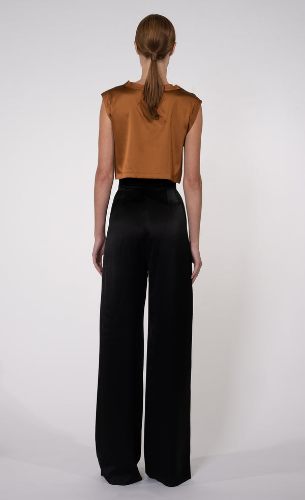 Mel Crop - Brown Top nonchalantlabel