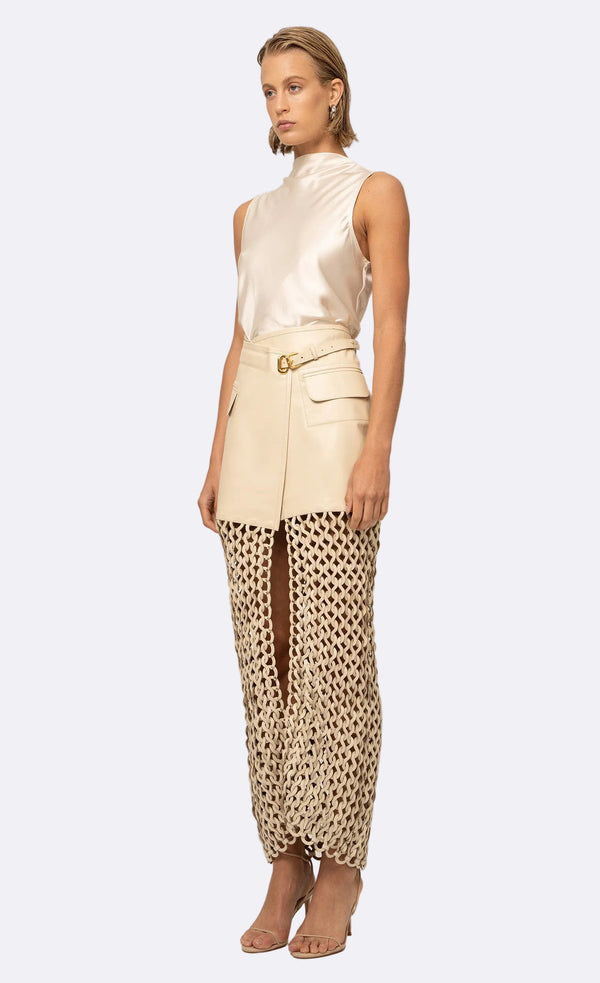 Kallan Skirt - Creme Skirt Nonchalant Label